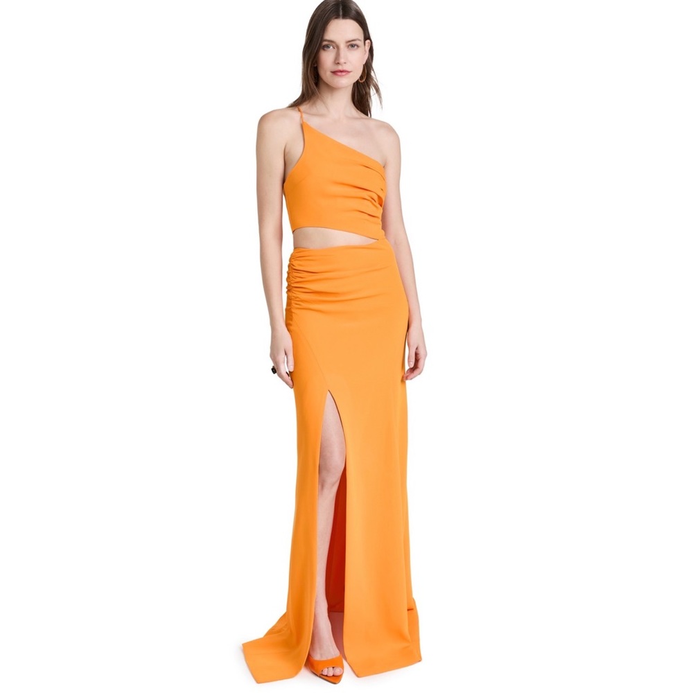 NWT Cinq à Sept Orange Gown